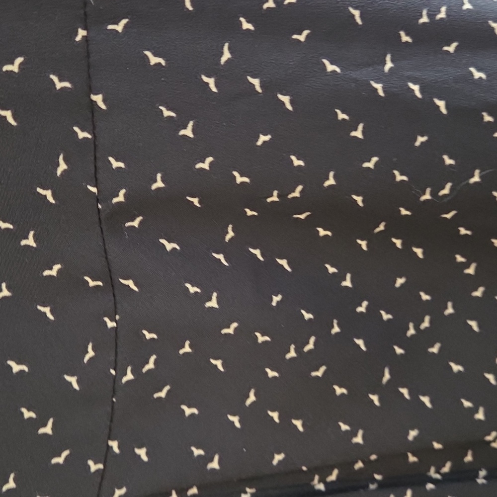 S.L. Fashions Black Bird Dress - Picture 3 of 3